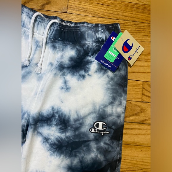 Champion Men's Galaxy Garment Dye Athletic Fleece Joggers Black New Sz S - Picture 6 of 7